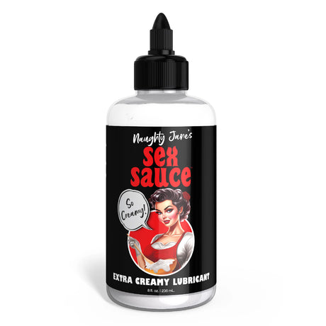 XR Brands Naughty Jane's Extra Creamy Water-Based Lubricant, 8 oz - NJ-AH397-8OZ