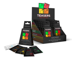 Wicked Sensual Care Teasers Fresh Fruit Mix — 9 Travel Lubricant Packettes - WS-99610