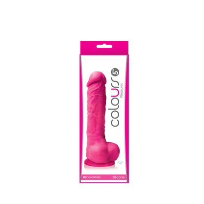 Colours Pleasures - 5 Inch Dildo - Pink by nsnovelties