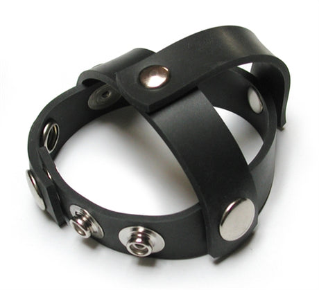 Rubber Snap-on Ball Splitting Cock Harness