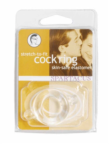 Spartacus Elastomer Double-Wide C-Ring — Clear - BSPR-85