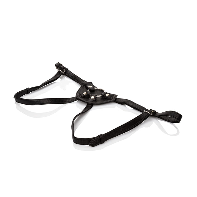 CalExotics Her Royal Harness The Countess — Vegan Leather Adjustable Harness (59") - SE1565203