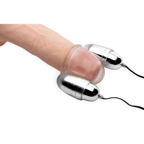 XR Brands Clear Multi-Speed Head Teaser Vibrator Sleeve - TV-AF684