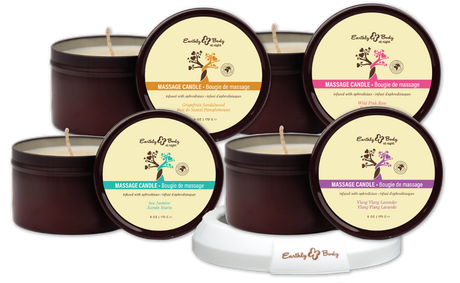 Earthly Body At Night Aphrodisiac PrePack — 18pc Bath Fizzers & Candles - EB8905