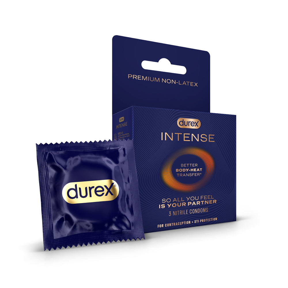 Paradise Marketing Durex Intense Nitrile Condoms, 3 Pack - PM99574
