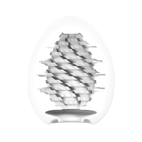 Tenga Egg Standard Twister Stroker — 180° Spiral Ribs - TN216S