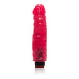 CalExotics Devil Dick 8.5 Inch Vibrating Jelly Dong — Hot Pink - SE0332042