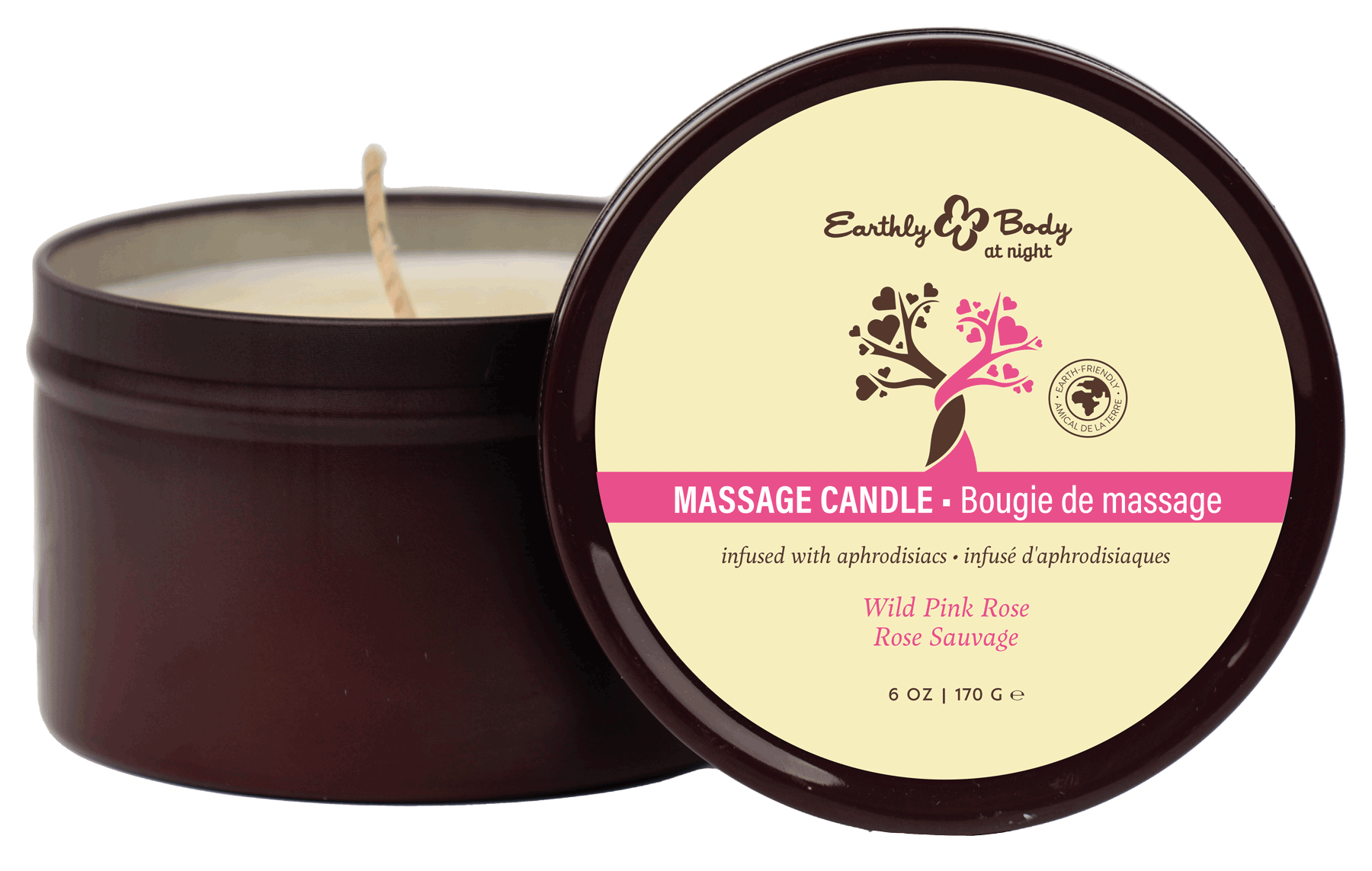 Earthly Body at Night Aphrodisiac PrePack Bath Fizzers and Candles 16pcs plus tester and candle warmer by Earthly Body