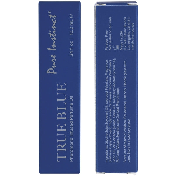 Pure Instinct True Blue Pheromone Perfume Oil Roll-On, 10 mL - PIN4006-10