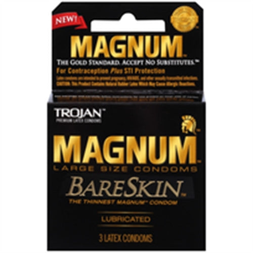 Paradise Marketing Trojan Magnum Bareskin Condoms — 3 Pack - PM22888