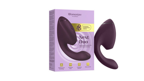 Womanizer Next Duo Dual Clitoral & G-Spot Vibrator — Dark Purple - WZ2287