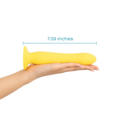 plusOne Luxe Ripple Multi Vibe Suction-Cup Dildo - PO6760