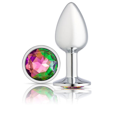 Cloud 9 Novelties Gems Silver Chromed Anal Plug - Medium by Cloud 9 Novelties