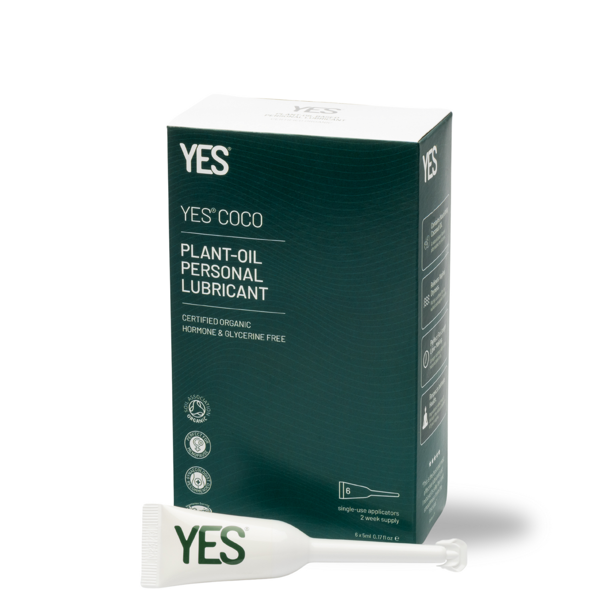 YES Lubricants YES COCO Coconut Oil Personal Lubricant — 6 x 5ml - YS402