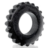 OXBALLS Plushy Single Ring Cock Ring — Black Mica - OX-3207-BKM