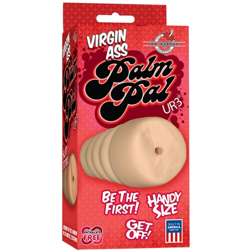 Virgin Ass Palm Pal - White by Doc Johnson