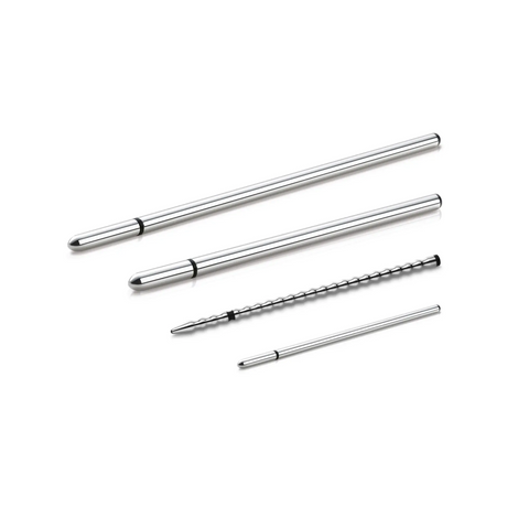 Mystim Slim Finn Urethral E‑Stim Dilator — Medical Aluminum, 6mm x 15cm - MY1906