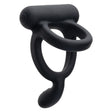 CalExotics Closer Intimate Rechargeable Vibrating Ring — Black - SE1900143
