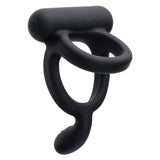 CalExotics Closer Intimate Rechargeable Vibrating Ring — Black - SE1900143