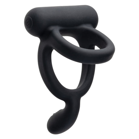 CalExotics Closer Intimate Rechargeable Vibrating Ring — Black - SE1900143