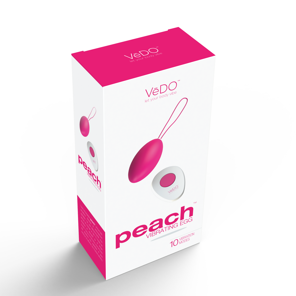 VeDO Peach Vibrating Egg — Foxy Pink - VI-B0309