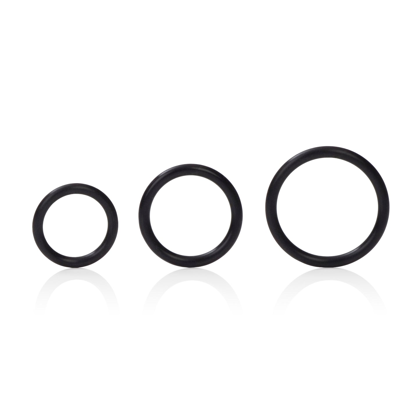 Silicone Support Rings - Black by CalExotics