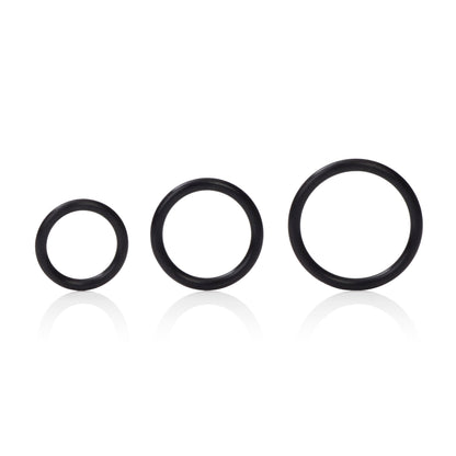Silicone Support Rings - Black by CalExotics