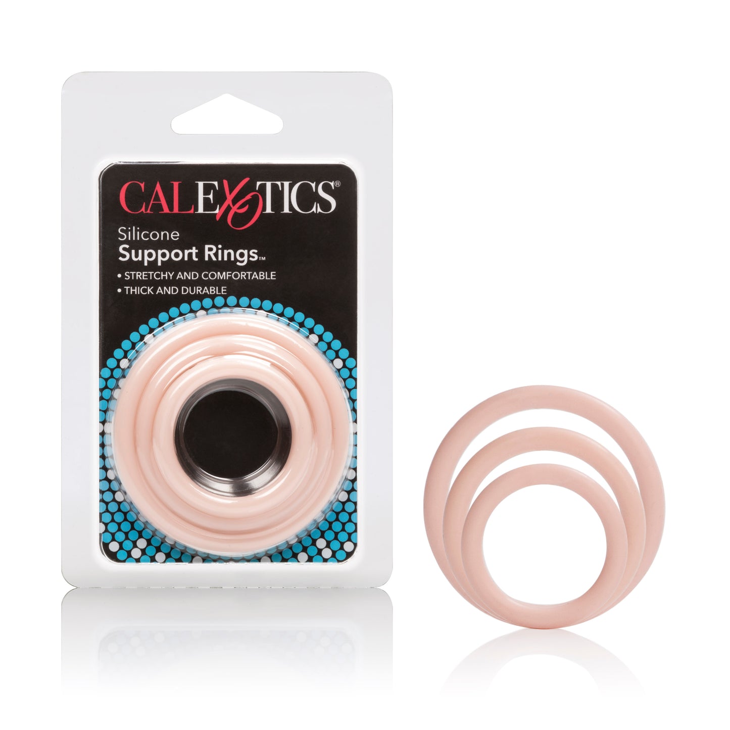 Silicone Support Rings - Ivory by CalExotics