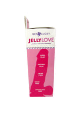 Get Lucky Jelly Love 7" Dildo - Pink