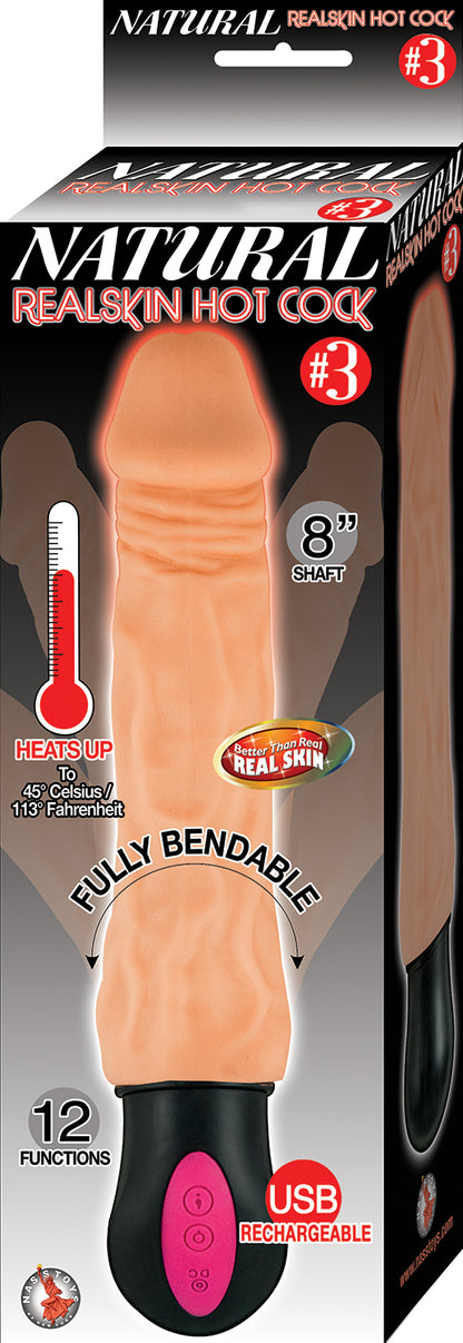 Natural Realskin Hot Cock #3 - Flesh by Nasstoys