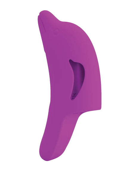 Pretty Love Delphini Dolphin Finger Vibrator — Fuchsia, 3.85 in - BI-210294