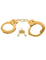 Pipedream Fetish Fantasy Gold Metal Handcuffs — Quick-Release - PD3987-27