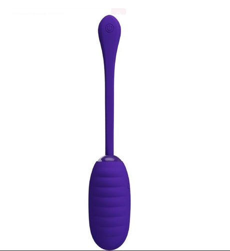 Pretty Love Kirk Rechargeable Vibrating Egg — Purple - BI-014654-3