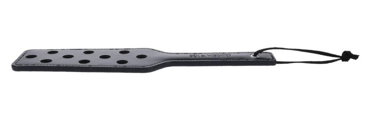 Sportsheets Shadow Paddle — Black Faux Leather - SS10313