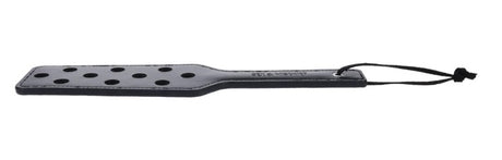 Sportsheets Shadow Paddle — Black Faux Leather - SS10313