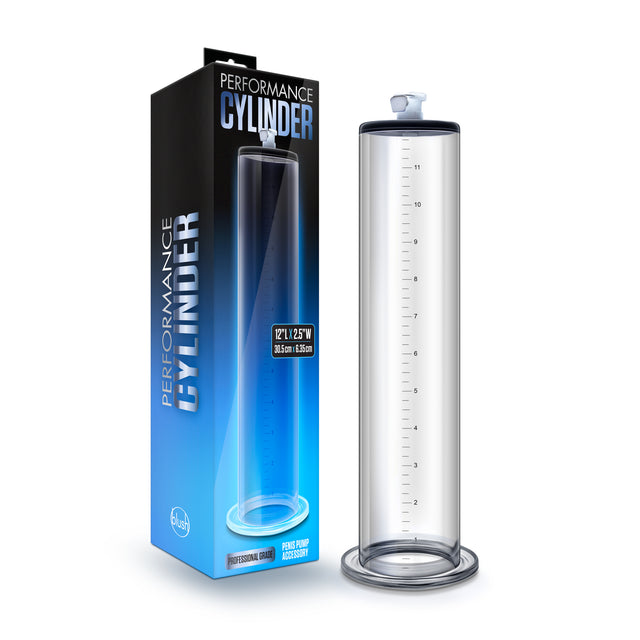 Blush Performance 12 Inch x 2.5 Inch Clear Pump Cylinder - BL-09621