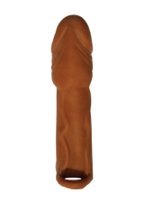 "Skinsations Latin Lover Series Husky Lover 7 Inch Vibrating - Brown HTP3059"