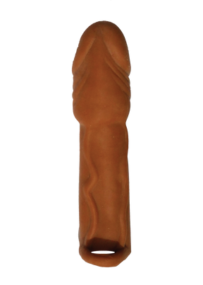"Skinsations Latin Lover Series Husky Lover 7 Inch Vibrating - Brown HTP3059"