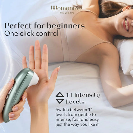 Womanizer Pro Clitoral Stimulator — Sage Green - WZ6858