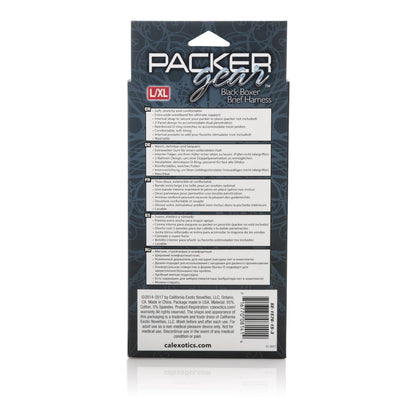 Packer Gear Boxer Brief Harness - Large/extralarge - Black by CalExotics