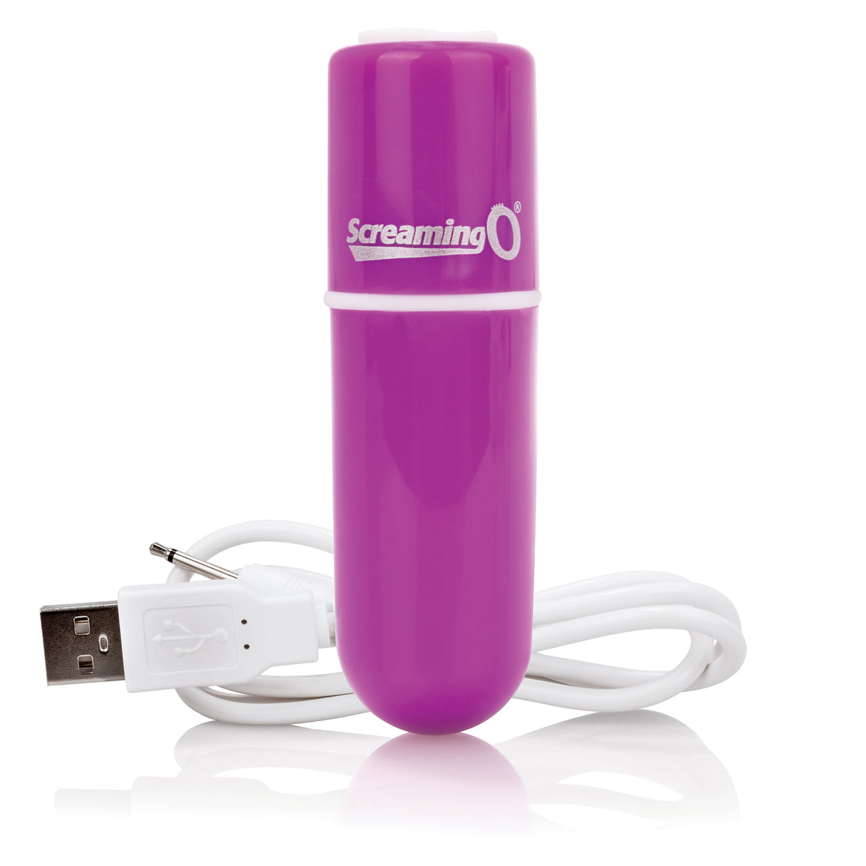 Screaming O Charged Vooom Rechargeable Bullet Vibe - Purple - AMV-PU-101E