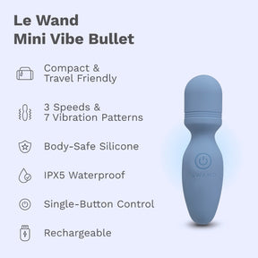 LE Wand Mini Vibe Pocket Wand Rechargeable Mini Vibrator - LW8060