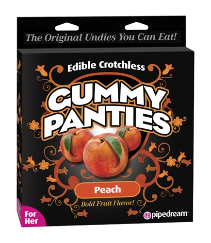 Pipedream Gummy Panties for Her — Peach Edible Undies - PD7507-84