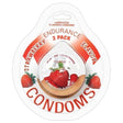 Hott Products Endurance Strawberry Condoms — 3 Pack - HTP2087