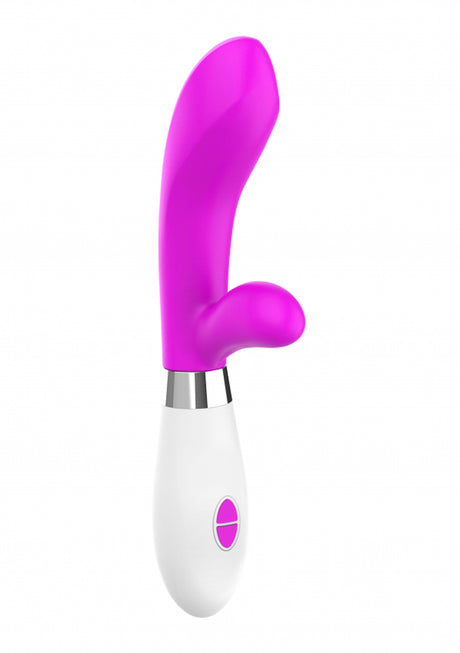 Shots Achilles Ultra-Soft Silicone 10-Speed Vibrator, Fuchsia - SH-LUM001FUC