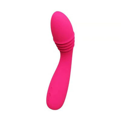 VeDO Ohni Rechargeable G-Spot Thrusting Vibe, Pink - VI-P2709