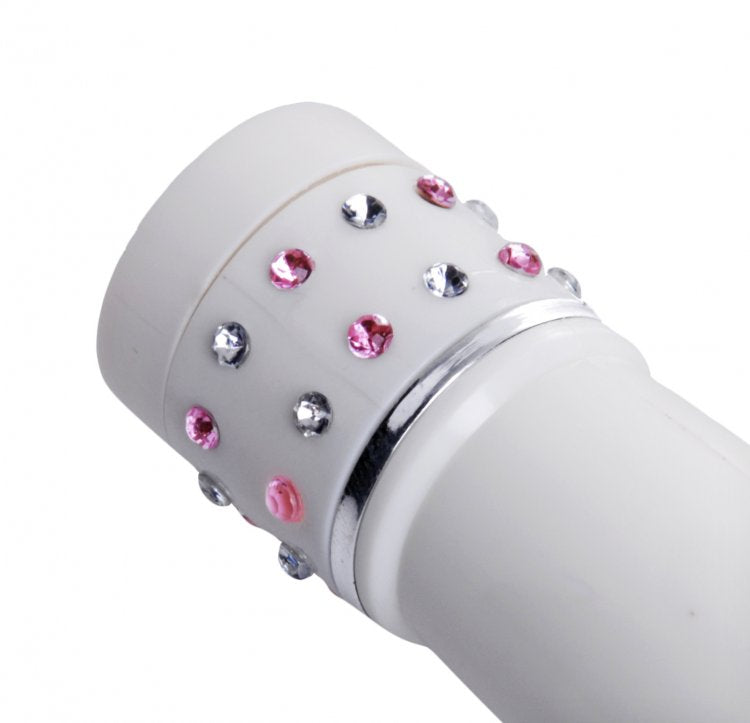 XR Brands Charmed Petite Massage Wand, Mini Variable-Speed Massager - WE-AC913