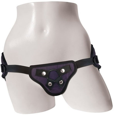 Sportsheets Lush Strap-On Harness — Purple, Adjustable Fit - SS690-07
