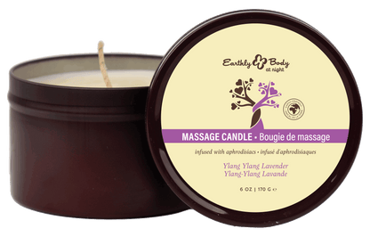 Earthly Body at Night Aphrodisiac PrePack Bath Fizzers and Candles 16pcs plus tester and candle warmer by Earthly Body