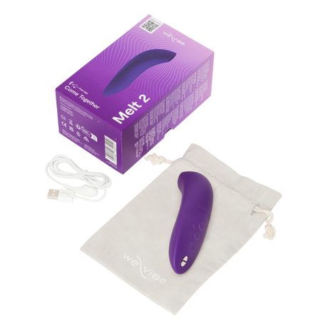 We-Vibe We‑Vibe Melt 2 Clitoral Stimulator — Purple - WE2010
